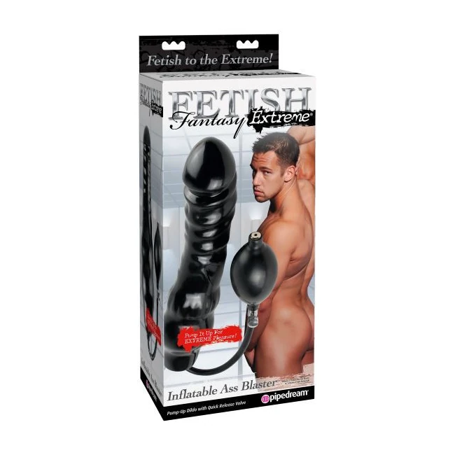 Fetish Fantasy Extreme Inflatable Ass Blaster Black - How It Feels