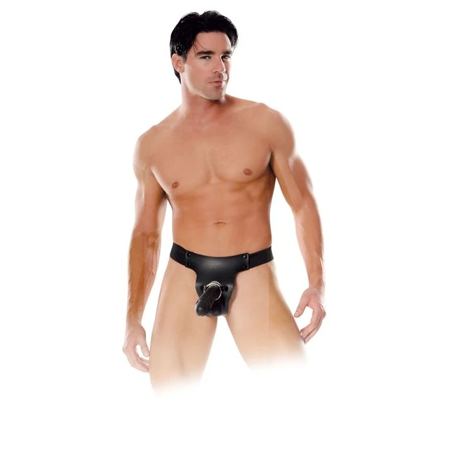 Fetish Fantasy Mr Big Hollow 8in Strap on Black - Size, Fit & Compatibility