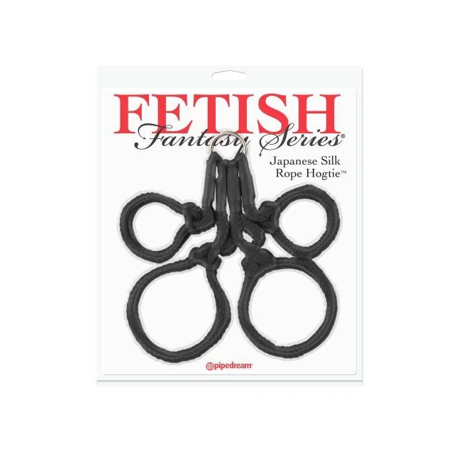 Fetish Fantasy Silk Rope Hogtie - Product Details & Packaging