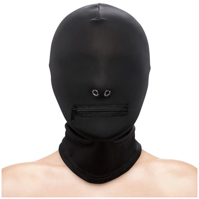 Fetish & Fantasy Zippered Mouth Hood - Hardware & Fasteners