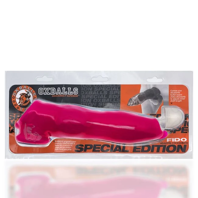 Fido Animal Cocksheath Hot Pink - Secure and Comfortable Design