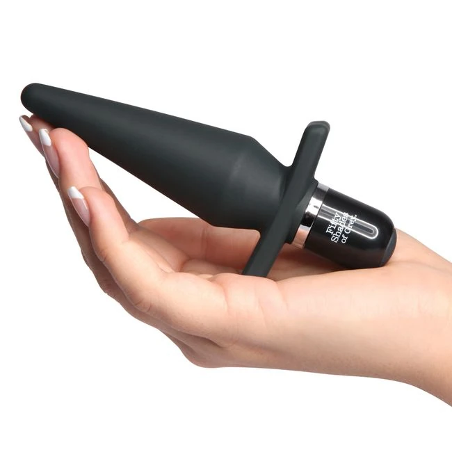 Fifty Shades Vibrating Butt Plug Grey - Power & Performance