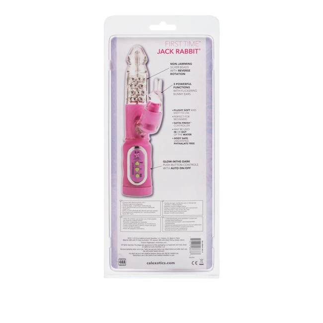 First Time Jack Rabbit Pink - Vibration Modes and Stimulation