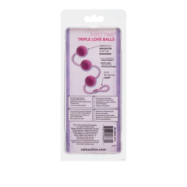 First Time Love Balls Triple Lover Pink - Formula & Feel