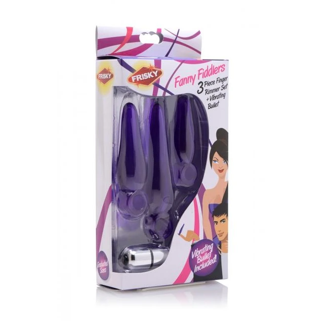 Frisky 3pc Vibrating Finger Rimmer Set - How It Feels