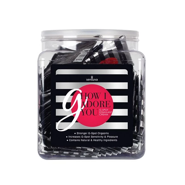 G How I Adore You G-spot Enhancement Cream 100pc Single Use Packet Tub - Product Overview