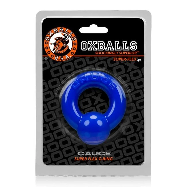 Gauge Cockring Oxballs Police Blue - What Stands Out
