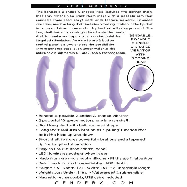 Gender X Orgasmic Orchid - Vibration Modes