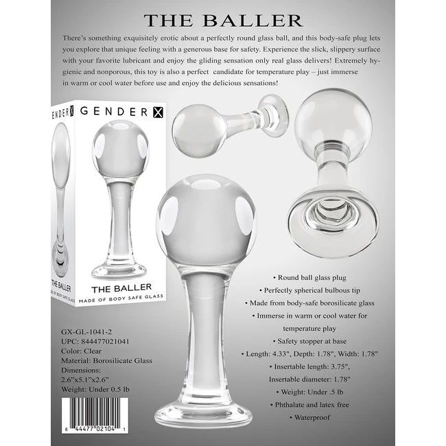 Gender X the Baller - Graduated Sizing & Additional Features