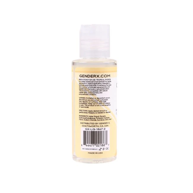 Gender X Tropical Passion Lube Flavored - Gender X Tropical Passion Lube Flavored