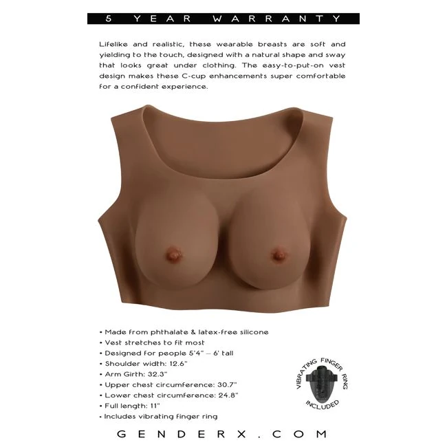 Gender X Undergarments C-cup Dark - Fit & Sizing