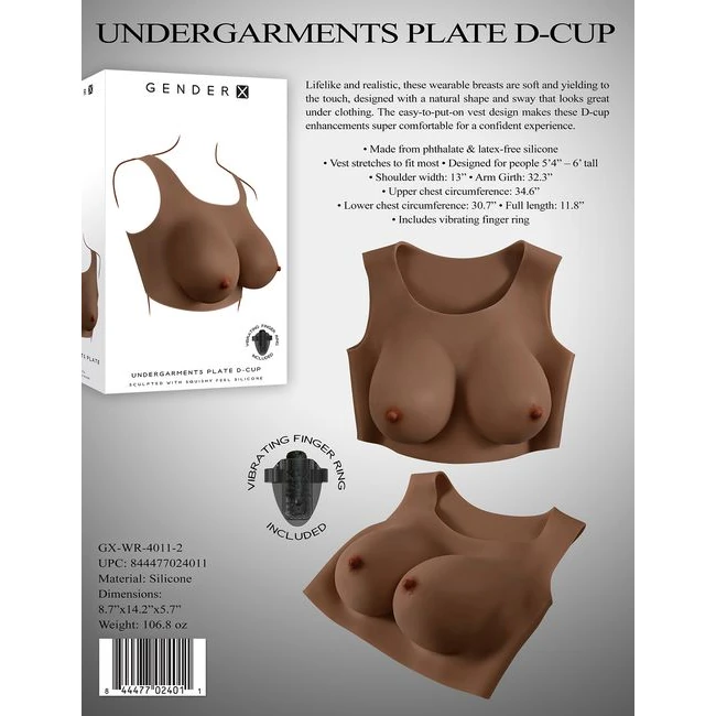 Gender X Undergarments D-cup Dark - Design Details