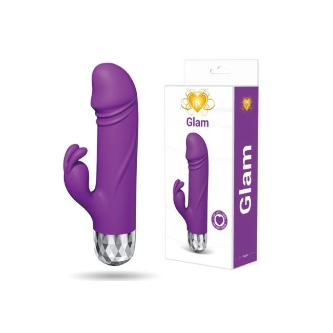 Glam Deluxe Mini Rabbit Purple - by Savage Lingerie