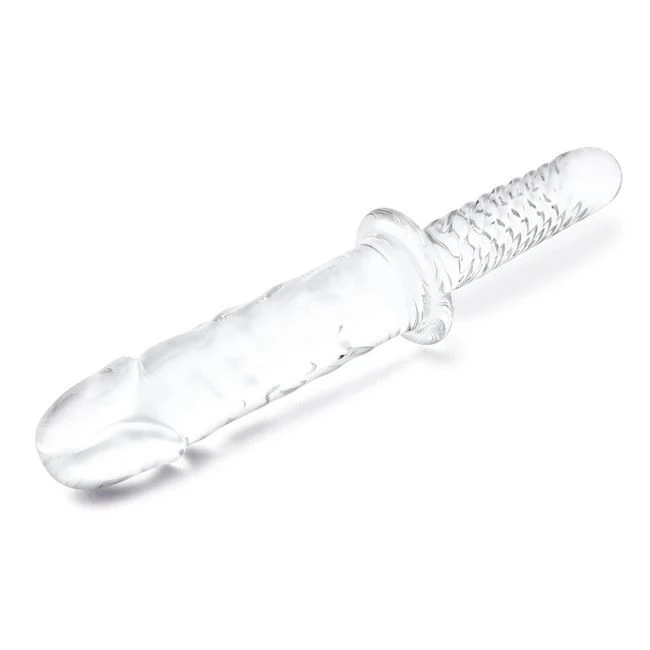 Glas 11in Girthy Cock Double Ended W/ Handle - Specifications