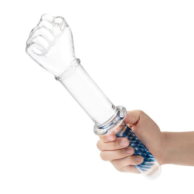 Glas 11in Glass Fist Double Ended W/ Handle Grip - Material Feel