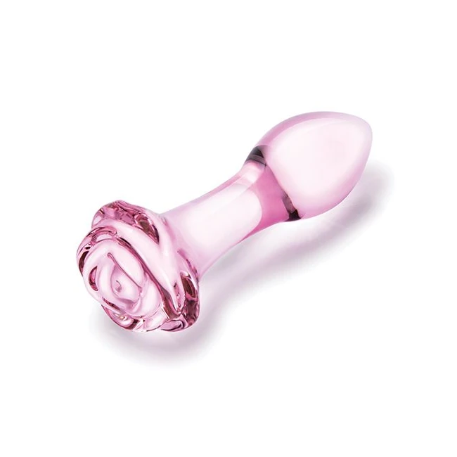 Glas 3pc Rosebud Butt Plug Set - Material & Safety