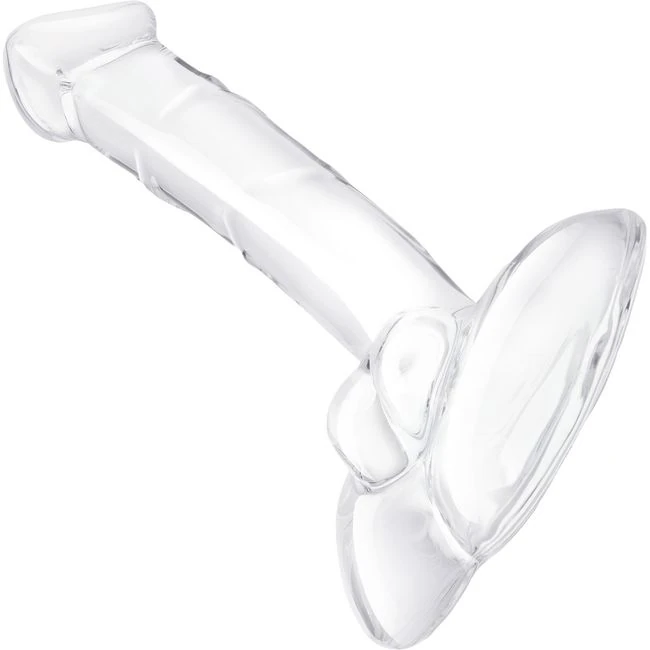 Glas 7.5in Rideable Standing Glass Cock W/ Stability Base - Material Feel
