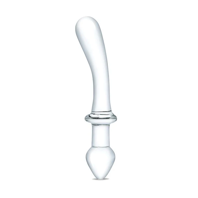 Glas 9 Classic Curved Dual- Ended Dildo " - Shape & Texture
