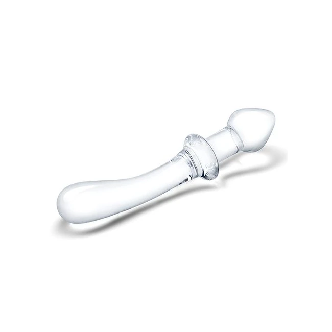 Glas 9 Classic Curved Dual- Ended Dildo " - Material Feel & Quality