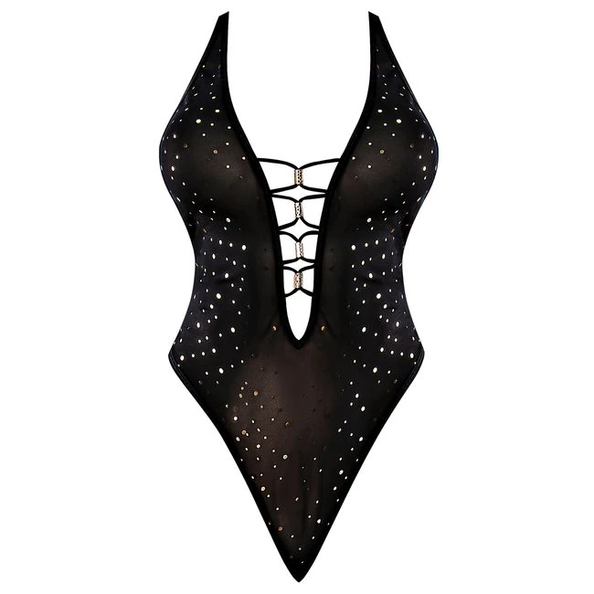 Glitz & Glam Teddy W/ Snap Crotch - Fabric & Feel
