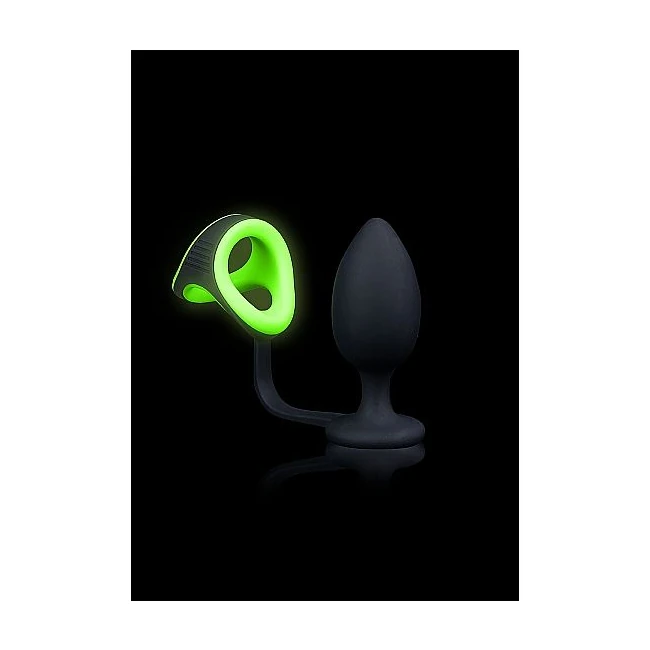 Glow Butt Plug W/ Cock Ring - Physical Specifications