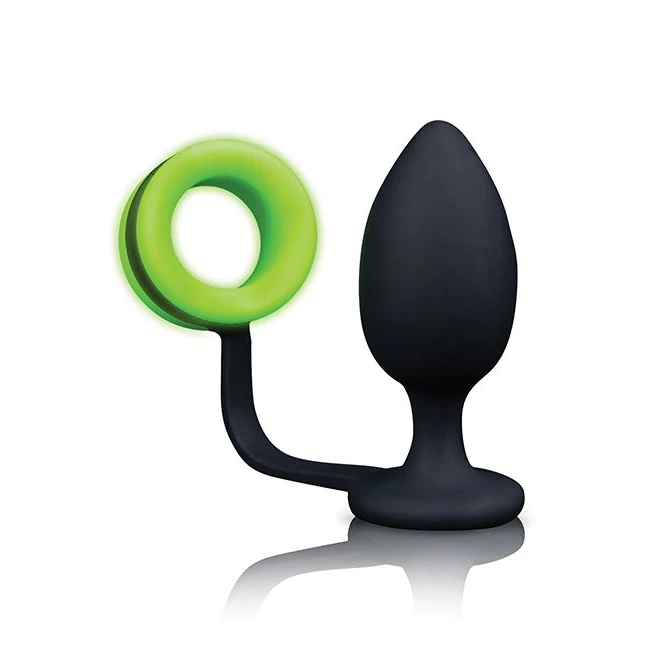 Glow Butt Plug W/ Cock Ring - How It Feels