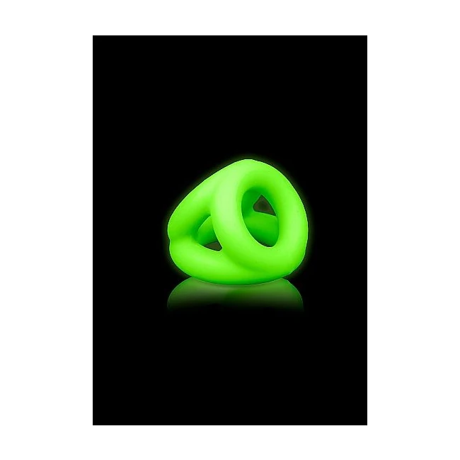 Glow Cock Ring & Ball Strap Glow in the Dark - Dimensions and Sizing