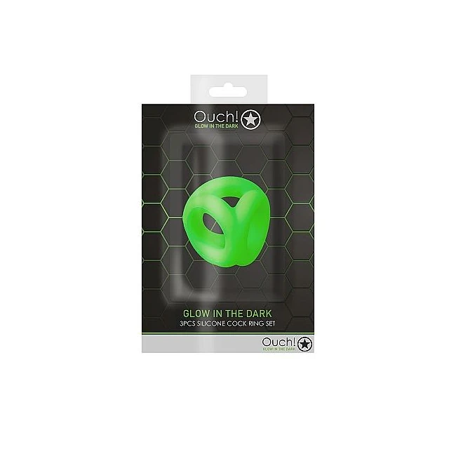 Glow Cock Ring & Ball Strap Glow in the Dark - Overview