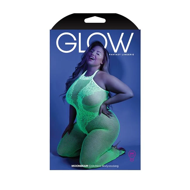 Glow Moonbeam Crotchless Bodystocking - Specifications