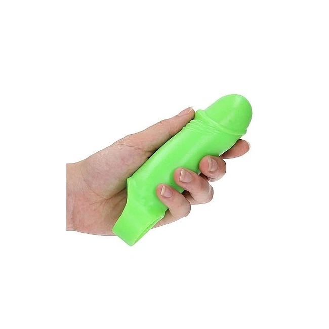 Glow Smooth Thick Stretchy Penis Sheath - Material Feel & Safety