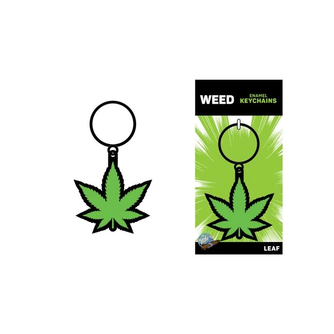 Green Leaf Keychain - Hardware & Fasteners