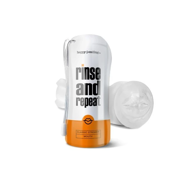 Happy Ending Rinse & Repeat Classic Stroker Mouth - Grip & Control