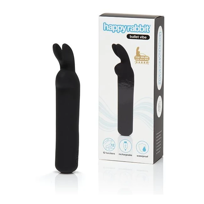 Happy Rabbit Rabbit Ears Bullet Vibe - Experience Targeted Clitoral Stimulation with the Happy Rabbit Rabbit Ears Bullet Vibe