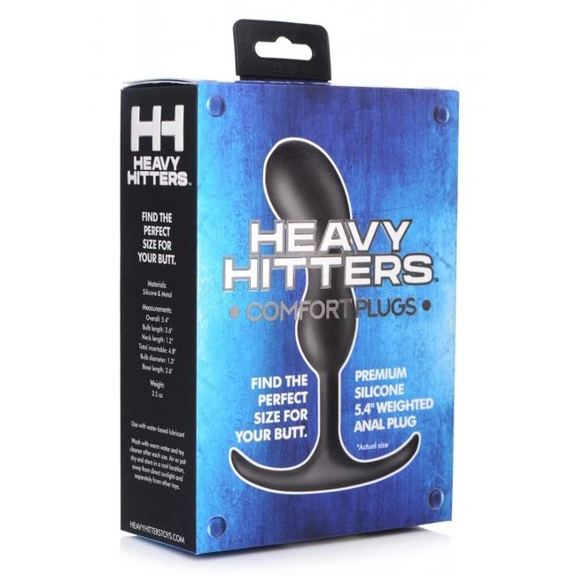 Heavy Hitters Comfort Plugs 6.4in Anal Plug Small - Physical Specifications