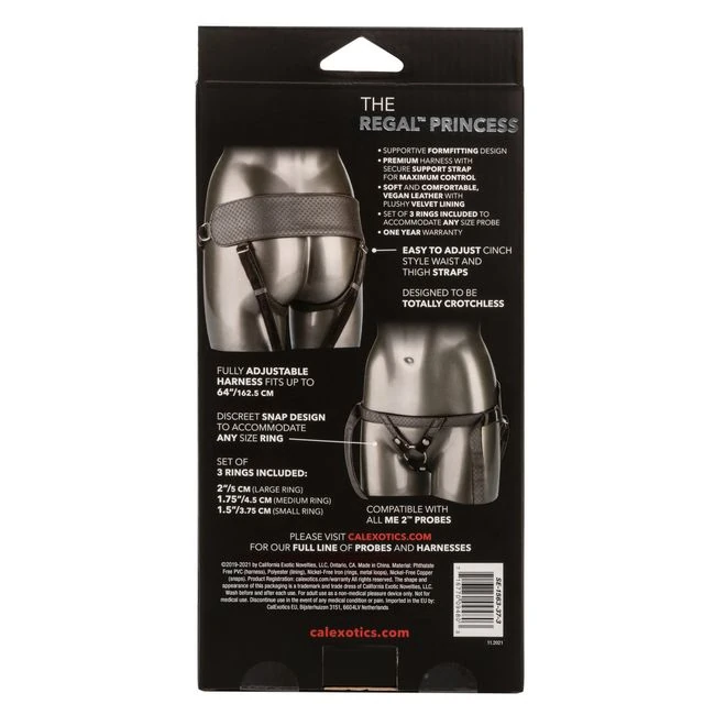 Her Royal Harness the Regal Princess Pewter - Size & Fit