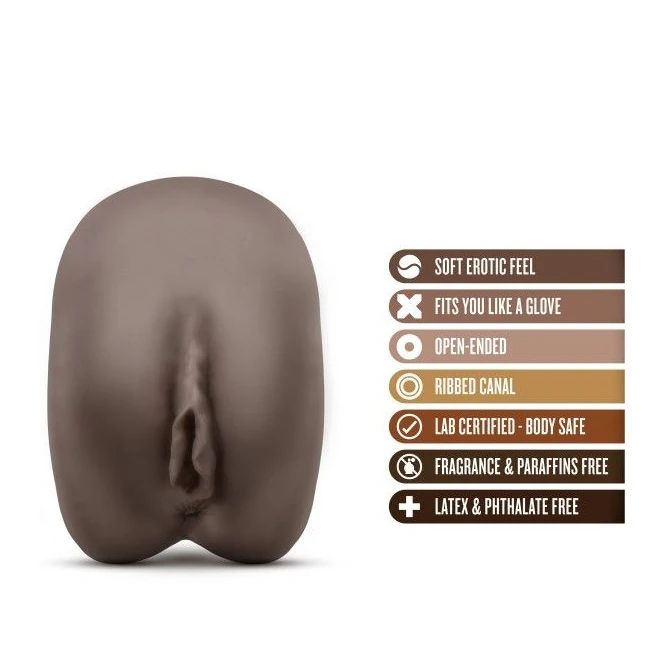Hot Chocolate Erin the Enchantress Vibrating Realistic Masturbator - Size & Power Features