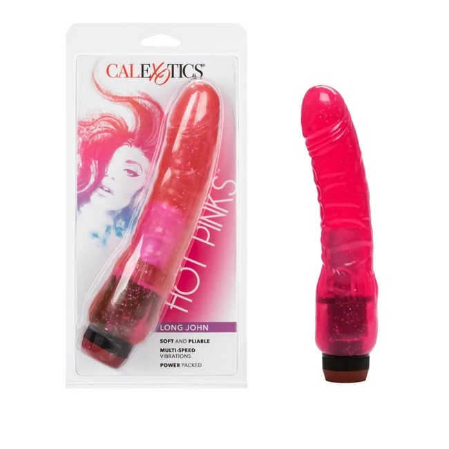 Hot Pinks Long John 8 in - Experience the Realistic Feel of the Hot Pinks Long John