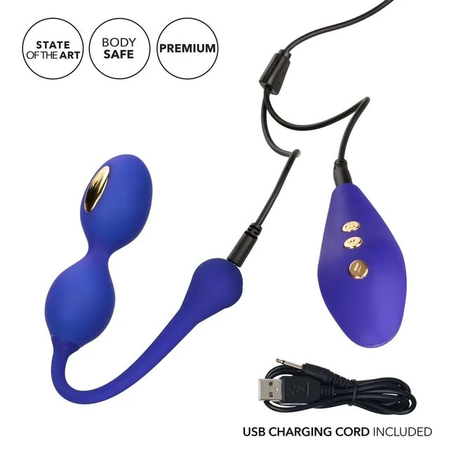 Impulse Estim Remote Dual Kegel - Vibration & Electro-Stimulation Modes