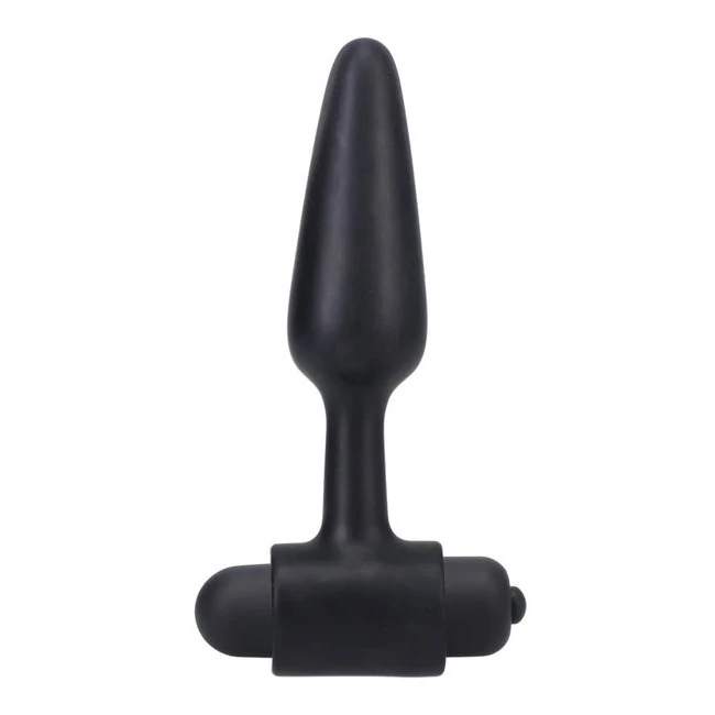 In a Bag Butt Plug 4 Black Vibrating " - Vibration Modes