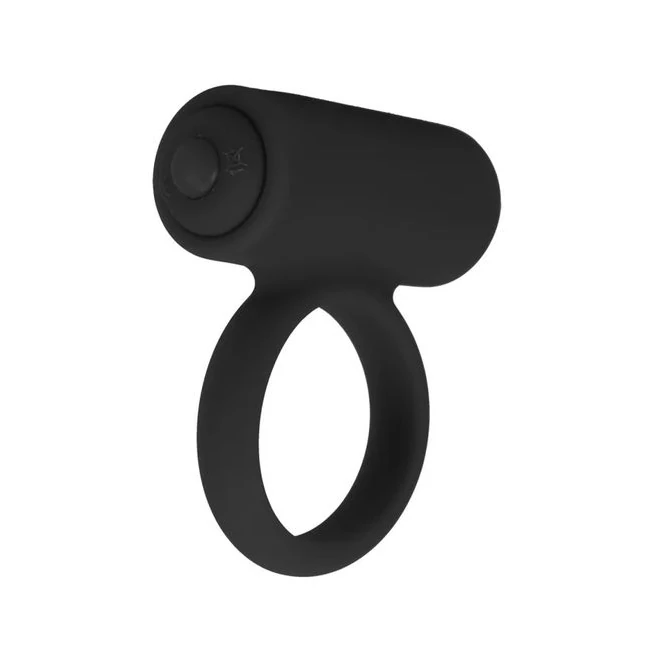 In a Bag Vibrating C-ring Black - Shape & Texture