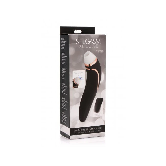 Inmi Shegasm Deluxe 2-in-1 Clitoral Stimulator & Vibrator - Materials & Maintenance