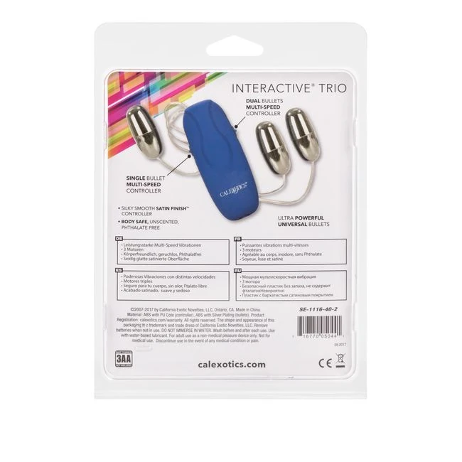 Interactive Trio Silver - Vibration Modes and Sensations