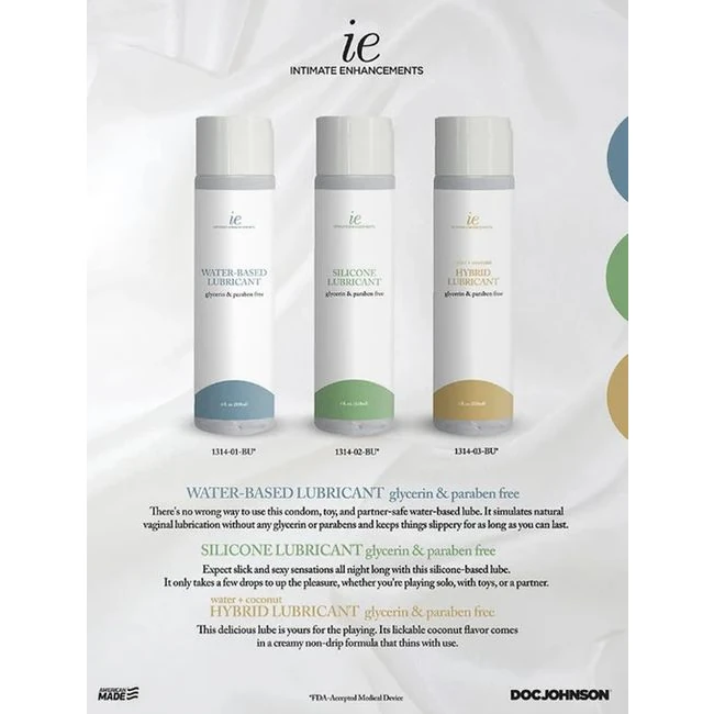 Intimate Enhancements Hybrid Lube 4 Oz - Shape & Texture