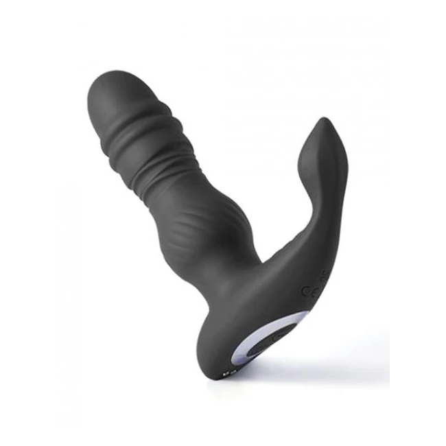 Jaden Thrusting Prostate Massager Vibrating Butt Plug Anal Sex Toy - - Vibration Modes