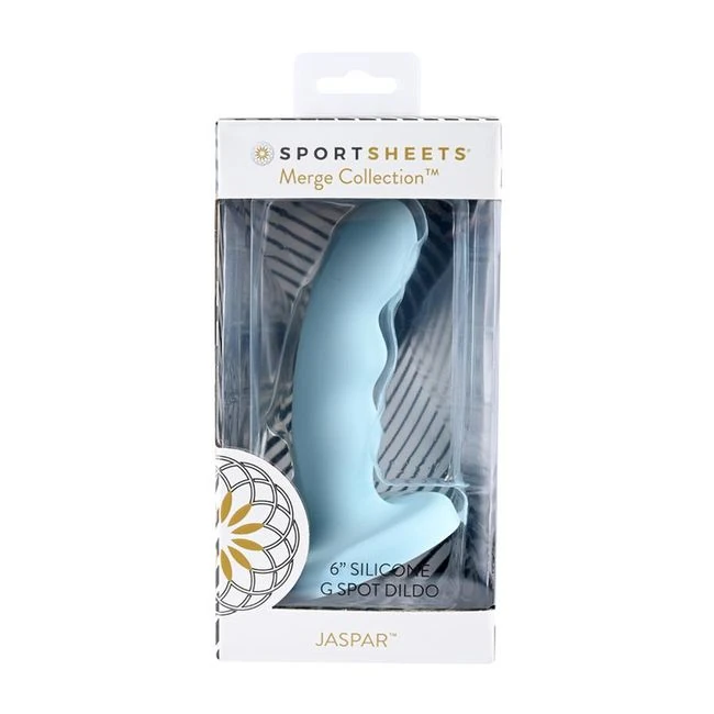 Jaspar 6in Silicone Dildo Blue - Vibration Modes