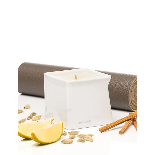 Jimmyjane Natural Massage Oil Candle 4.5 Oz Santal - Formula & Feel