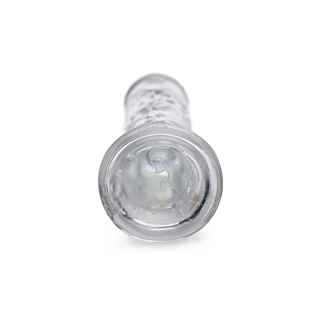 Jock C-thru 8in Clear Dildo Tpe - Material Feel & Features