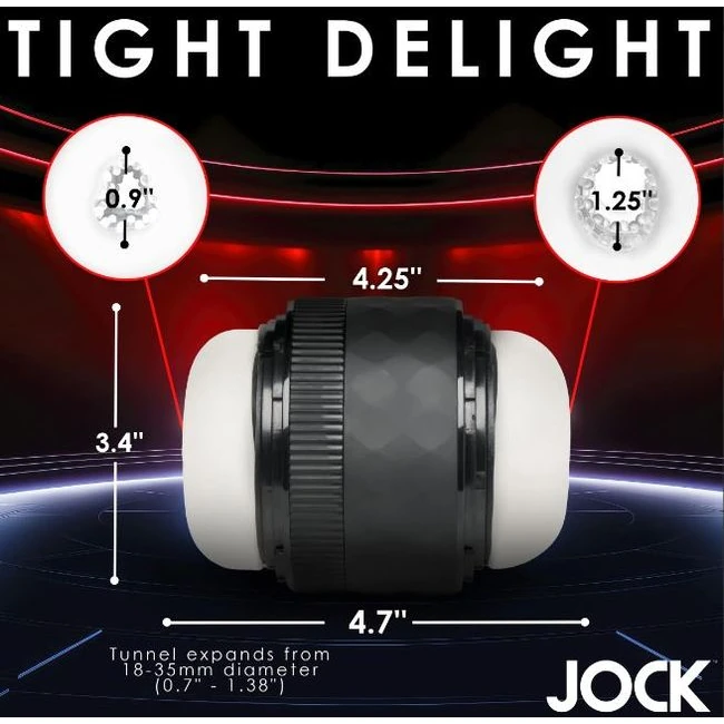 Jock Tightening Masturbator - Adjustable Tightness for Custom Fit