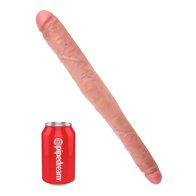 King Cock Tapered Double Dildo - Shape & Texture