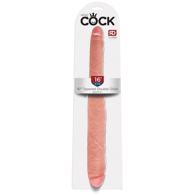 King Cock Tapered Double Dildo - Material & Feel
